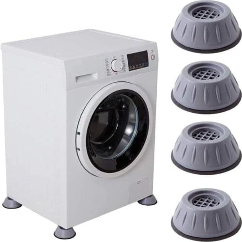 4Pcs Anti Vibration Feet Pads Rubber Legs Slipstop Silent Skid Raiser Mat For Washing Machine Support Dampers Stand Accessories
