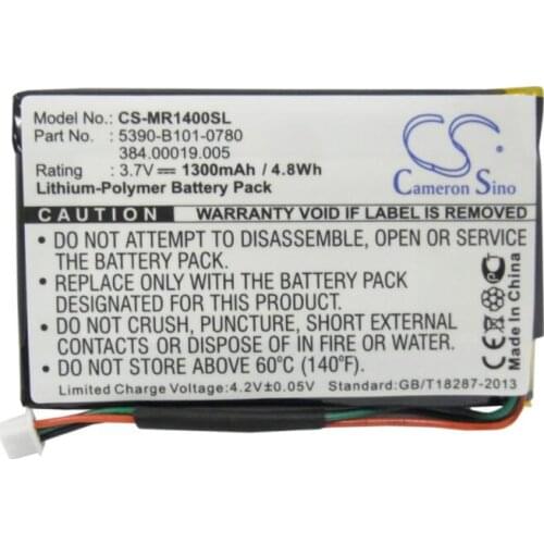 Cameron Sino 1300mAh battery for MAGELLAN RoadMate 1400 1412 1430 1445 1445T 1475T RoadMate-1470 0829FL22538 384.00019.005