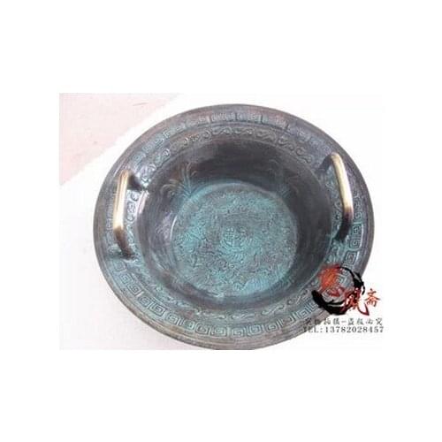 Anti ancient pure copper basin wash ~ ~ fish to sound from the spray shot copper basin fish Sinks gifts to share