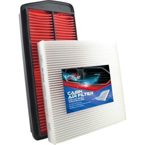 Bi-Trust Combo Set Engine & Carbon Cabin Air Filter for Acura RDX L4 2.3L 2007-2012 80292-SHJ-A01 80292-SDA-A01