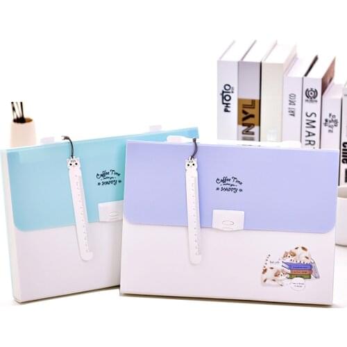 1 Piece 13-Compartments School Students File Folder Multi Papers Documents Organizers EO