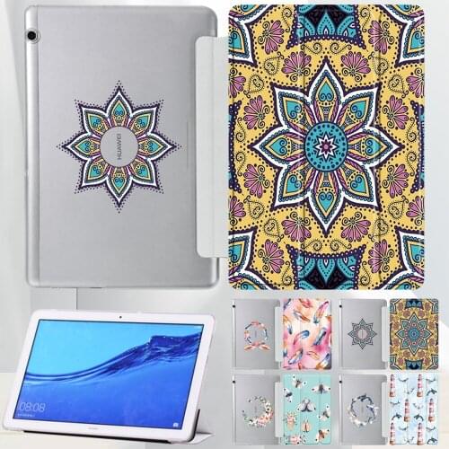 Tablet Case for Huawei MediaPad T5 10 10.1" AGS2-W09 W19 L03 L09/T3 10 9.6" AGS-W09 L09 L03 Pu Leather Stand Tablet Hard Cover