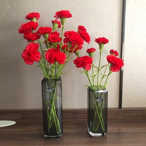 AUX Long big branch carnation simulation flower gift desktop table decoration flower fake flower gift flower