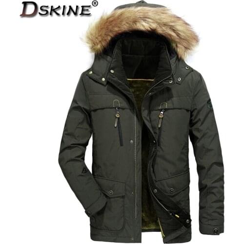 DSKINE Men's Parkas With A Hood