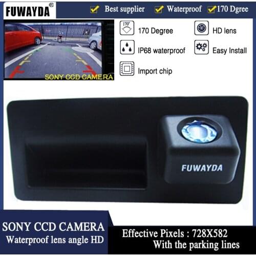 FUWAYDA Night Vision 170'' Wide view Angle waterproof SONY CCD Car RearView Reverse Camera forAudi A4 A6 A8L S5 Q3 Q5