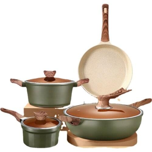 Gas frying pan domestic fried eggs smokeless nonstick pan steak frying pan induction cooker cooking medical stone nonstick pan