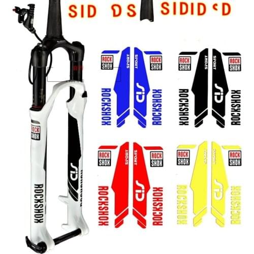 Hot sale reflective mountain bike frame stickers for rockshox rock shox sid bicycle fork sticker
