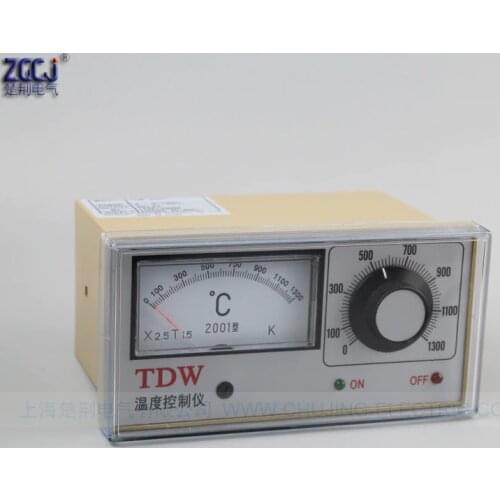 K 0-1300 degree TDW-2001 temperature controller type K TDW thermostat with knob