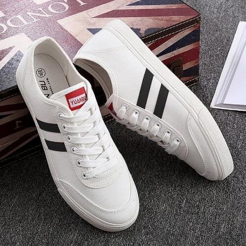 Fashion Mens Vulcanize Shoes Breathable Men Casual Loafers Shoes Spring/Autumn Lightweight Canvas Sneakers for Men Students