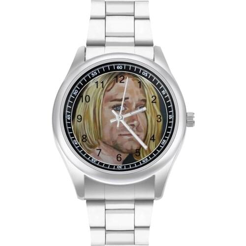 Kurt Cobain Quartz Watch Stainless Photo Wrist Watch Man Sports Elastic Hit Sales Wristwatch