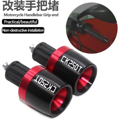 Motorcycle Accessories 7/8" 22MM Handlebar Hand Grips Handle Bar End Cap For KYMCO Xciting 250 CK250T 2015 2016 2017 2018 2019