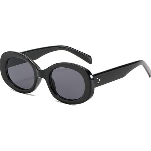 2021 New Sunglasses European and American Personality Small Goose Egg Glasses Fashion Box Glasses