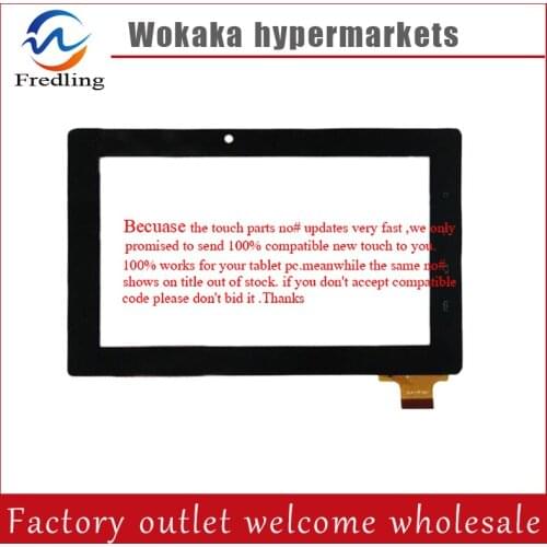 New 7" Tablet For Targa uTab 7.6 30pin Touch screen digitizer panel replacement glass Sensor Free Shipping