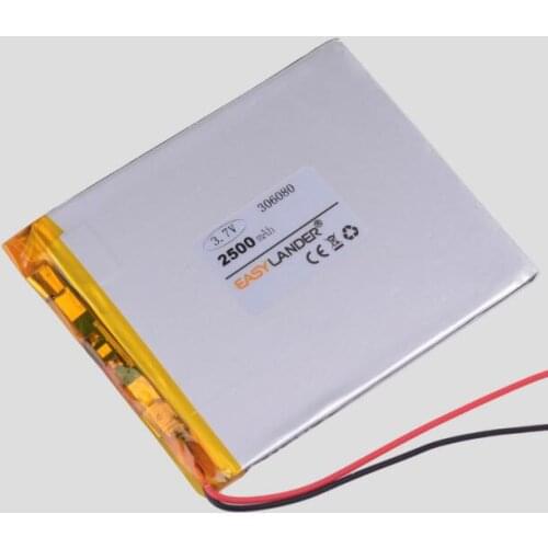 316181 306080 Tablet pc 3.7V 2500mAH (polymer lithium ion Rechargeable batteries) for 7 inch 8 inch 9inch tablet pc E-book