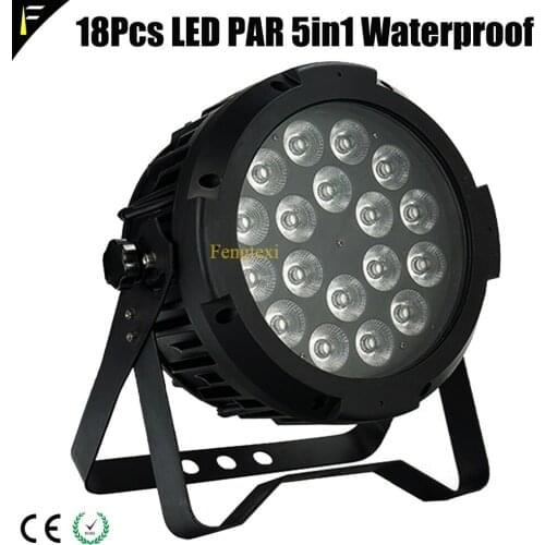 Robust House LED PAR 18x10W RGBWA 5in1 IP65 Outdoor Stage LED PAR Spotlight for Touring Moistureproof Waterproof Stage PAR CANS