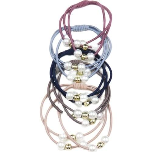 10PCS/LOT Simple knot Elastic Hair Bands For Girls Bohemian Headband Scrunchy Korean Fashion Kids Hair Accessories For Women