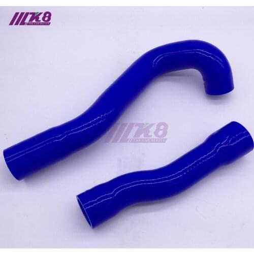 Silicone Radiator Coolant Hose FOR BMW E46 M3/330/328/325 99-06 M52 M54 S54 (2Pcs)Red/Blue/Black