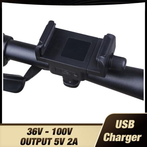 Bike usb charger Mobile phone cell phone holder bracket HandleBar 5V Charger INPUT 36V 48V 72V - 100V OUTPUT 5V 2A