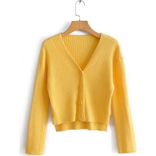 Womens new style fashion short-sleeved long-sleeved solid color outboard sweater cardigan sweater coat jacket women