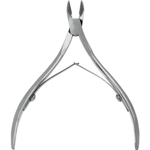1Pc Stainless Steel Nail Cuticle Scissors Manicure Pedicure Tools Golden Handle Dead Skin Scissor Nipper Clipper Art Tool