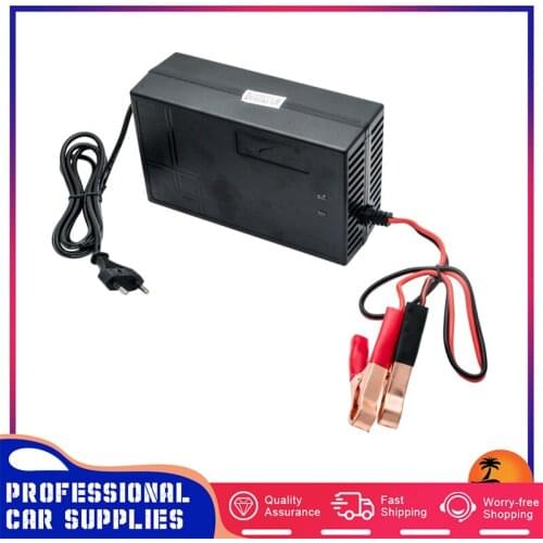 12V Car Motorcycle Intelligent Battery Charger & Maintainer Automatic Trickle Durable for Cars Motorcycles Boat