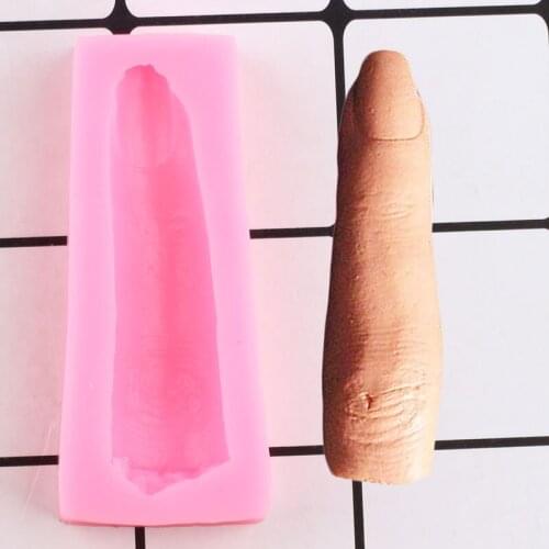 3D Human Finger Shape Silicone Mold DIY Halloween Party Cake Decorating Tools Baking Fondant Candy Chocolatandy Clay Resin Molds