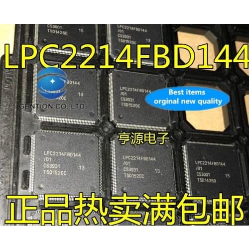 5PCS LPC2214FBD144/01 LPC2214FBD144 QFP144 in stock 100% new and original
