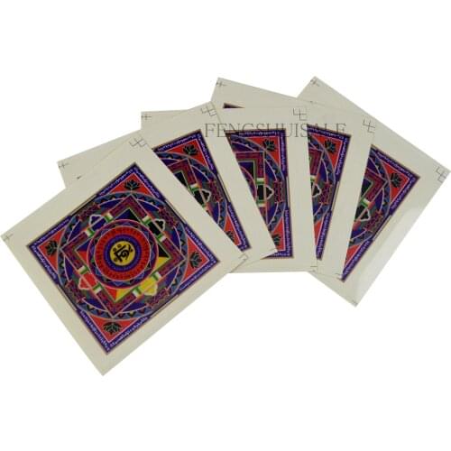5PCS Mandala Wealth Sticker Feng Shui Sticker