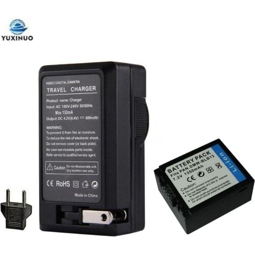 1350mAh DMW-BLB13 BLB13E BLB13PP DMWBLB13 Camera Battery + AC Charger For Panasonic Lumix DMC-GF1 DMC-GH1 DMC-G1 DMC-G2 DMC-G10