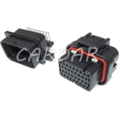 1 Set 34 Pin 4-1437290-0 Tyco AMP Auto Oil Gas Connector Automotive ECU Socket For Cars