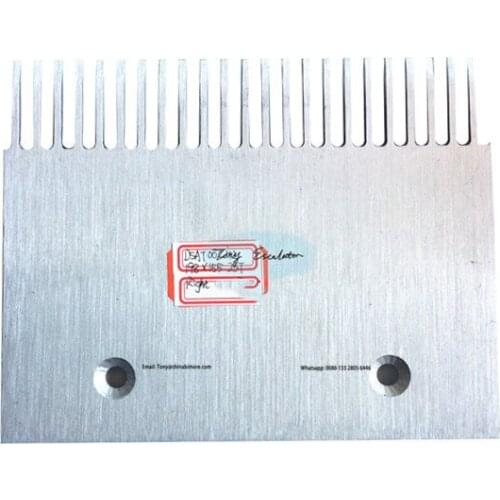 Escalator DSAT00C112 Comb ALuminium L198MM W155MM Hole Pitch 110MM Right 23Teeth
