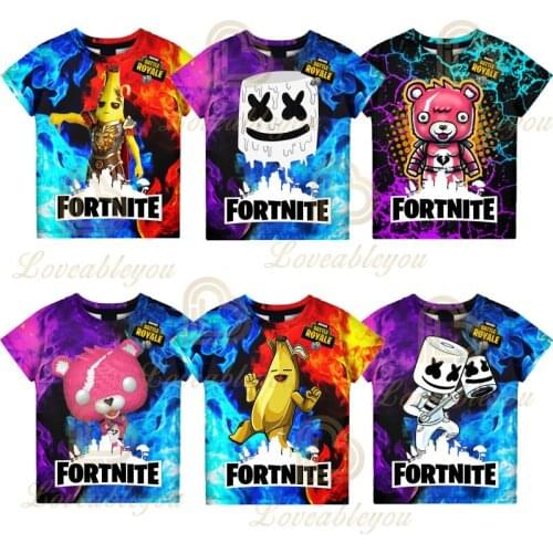 Fortnite New Skin Victory T-shirt Children Kids T-shirts Battle Royale 3d Tees Boys Girls Tops Men Women Tshirt Size 110-4XL
