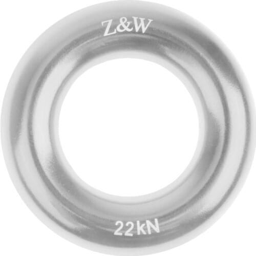 CLIMBING Rappel Ring Aluminum 22KN For Rope Retriver Friction Saver Hammock Rock Camping Climbing Accessories
