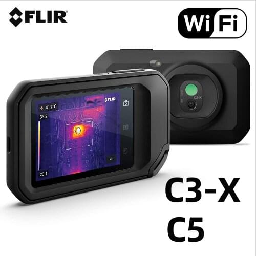 FLIR C5 C3-X Compact Thermal Camera Inspection Tool Heater Water Pipe Temperature Detector WiFi Pocket Infrared Thermal Imager