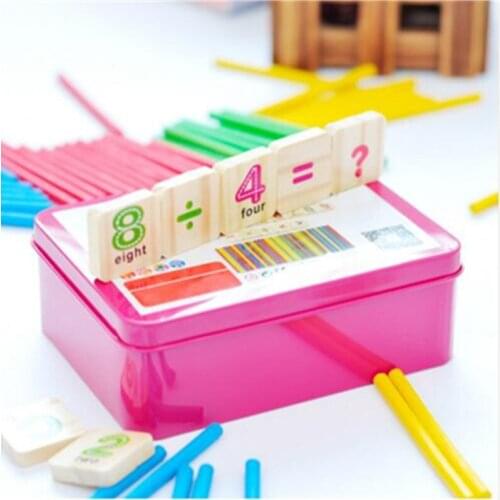 Montessori Toys Kids Educational Wooden Toys for Children Early Learning Baby Teaching Materials Games Math Toy Counting Sticks