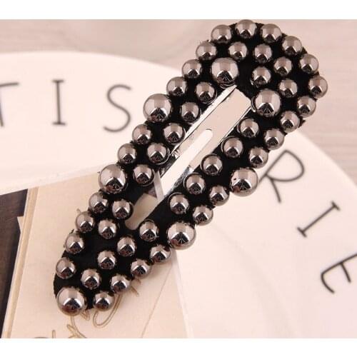 2019 New Hair Barrettes CCB Beads Hairwear Women Girl Hairpin Hair Clips For Girls Accessories