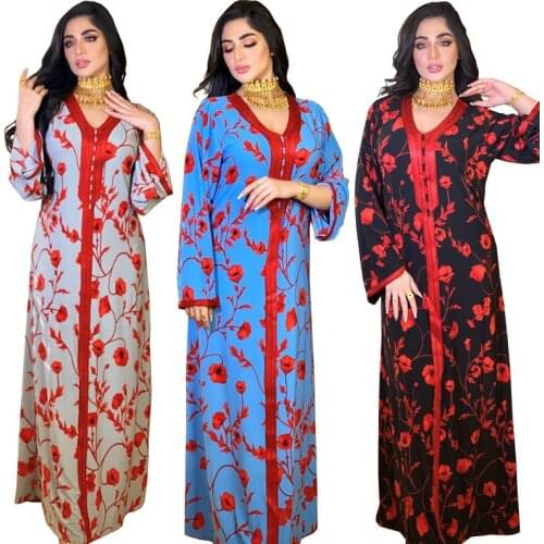 Autumn India Hooded Muslim Abaya Dress Women Hijab Dresses Jilbab Turkey Islamic Vestidos Elegant Moroccan Kaftan Arab Elbise