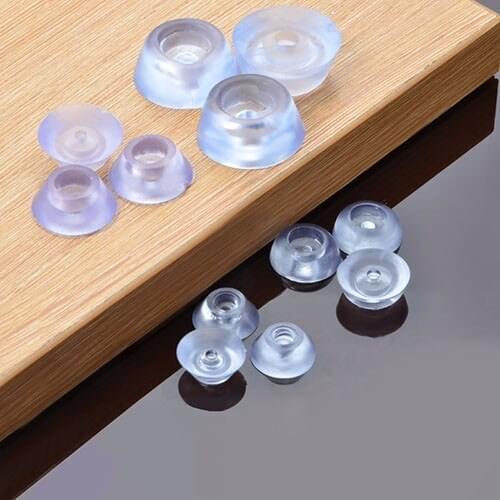 Plastic cabinet feet pad 16X13X6 mm buffer damper rubber Transparent Clear audio foot wood Moisture wear noise proof chair leg