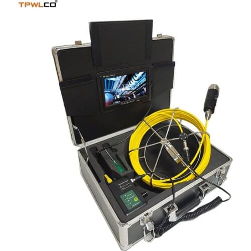 20m Cable 42mm Dual Len Sewer Cleaner Waterproof Camera 7" TFT LCD Screen Industrial Endoscope Inspection Camera System