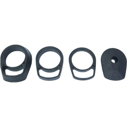 Bike handlebar spacer 2.5cm/5cm/10cm/bottom 15cm/cover integrated carbon handlebar 31.8/28.6mm for mtb or road handlebar