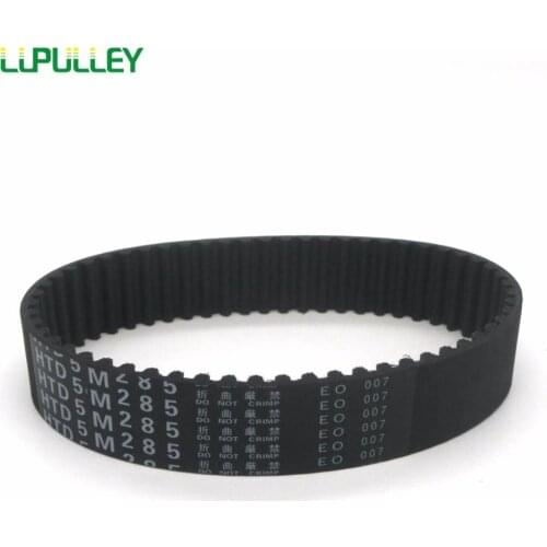 LUPULLEY HTD5M Timing Belt Pitch Length 240/245/250/255/260/265/270/275/280mm Belt Width 10/15/20/25mm 5mm Pitch Rubber Belt