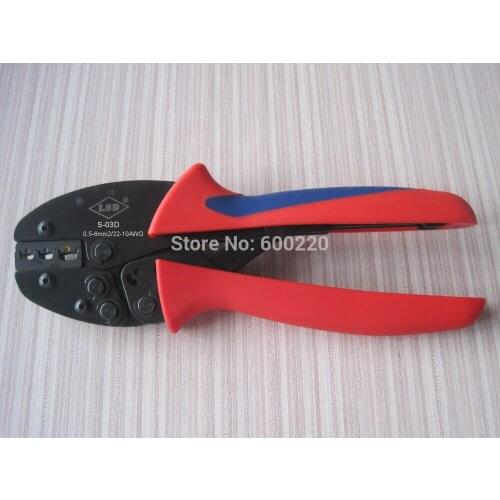 S series hand crimping tool pre insulated terminal and connector clamp force precision safety section S-03D