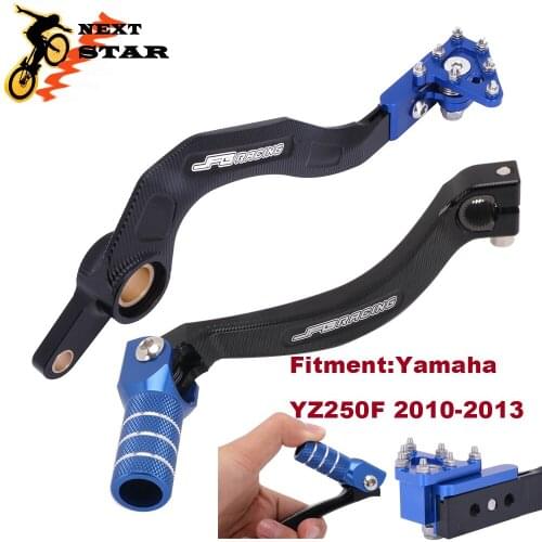 CNC Motorcycle Shifter Shift Pedal Lever Rear Foot Brake Pedal Lever For YAMAHA YZ250F YZF250 2010 2011 2012 2013 2010-2013