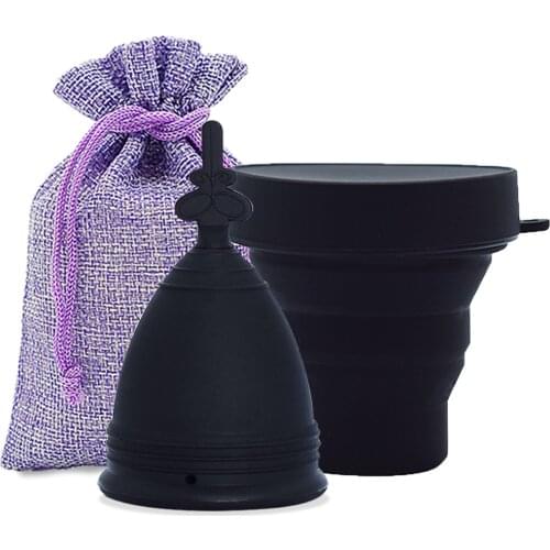 Women Menstrual Cup Sterilizer Foldable Sterilizing Silicone Cup Feminine Hygiene Lady Cup Sterilizer For Menstrual Period