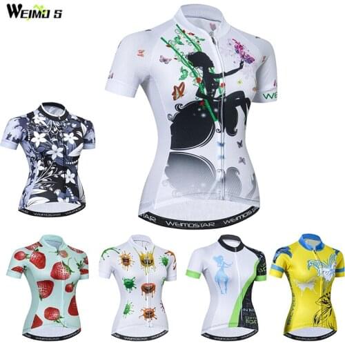 Butterfly Girl Shirt Weimostar Women Cycling Jersey Bike Jerseys roupa ciclismo MTB Bike Clothing Full Zip Clothing Wear