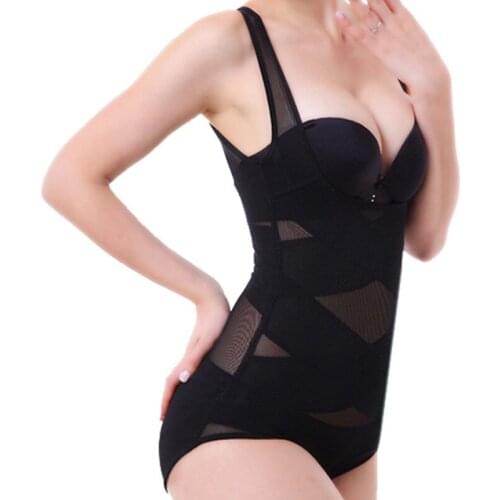 4XL Women Sexy Siamese Corset Tummy Control Underwear Thin Slimming Waist Trainer Butt Lifter Shapewear Body Shapers Corsets