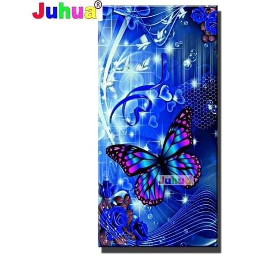 5D Diy Butterfly round square diamond embroidery Home decoration, Fantasy Animal full sets diamond painting mosaic pictures art