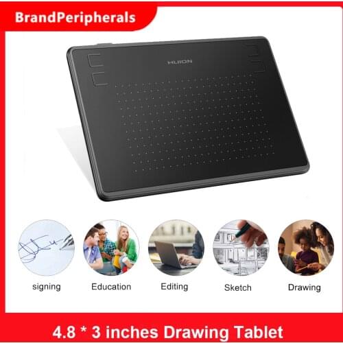 H430P Graphics Drawing Tablet Micro USB Signature Digital Tablet 4096 Levels Ultrathin Digital Tablets