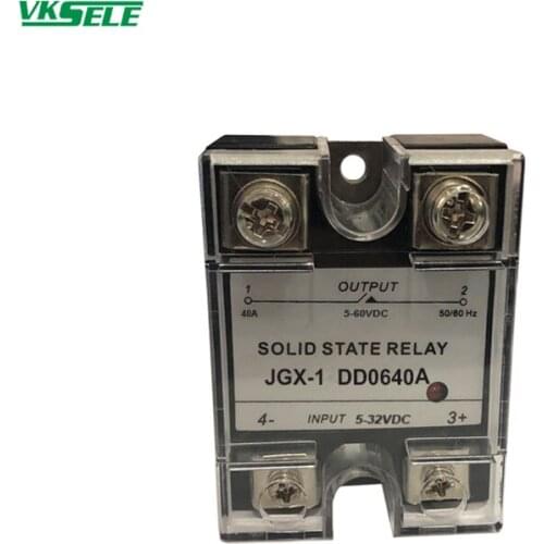 JGX-1DD0640A 40A input 3V to 32V DC output 5V to 60V DC single phase ssr solid state relay