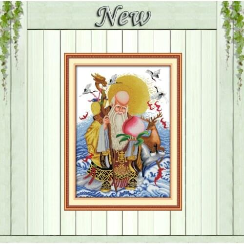 Longevity Celebration painting diy home decor counted print on canvas DMC 11CT 14CT Cross Stitch kits embroidery needlework Sets